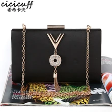 Новое поступление женские клатчи вечерние сумки на цепочке сумки на плечо подвеска Бриллиантовая кисточка модные вечерние свадебные клатчи кошелек