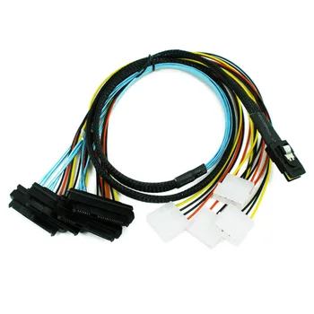 

LSI / 3Ware SAS cable SFF-8087 to SFF-8482 power x4 SAS Cable