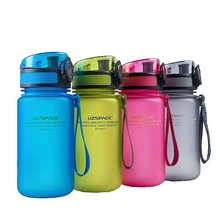 350 ML Botellas de Agua Cubierta de Rebote de Matorral Portátil Taza Espacio Adulto Deportes ciclismo escalada Senderismo que acampa del recorrido Al Aire Libre Botella 7D