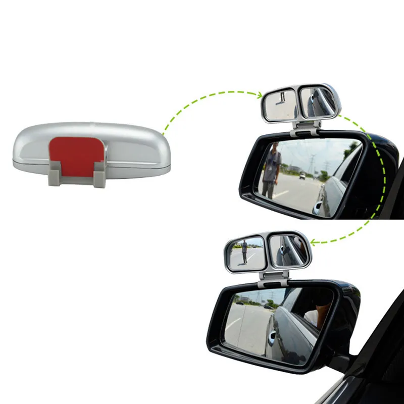 Car Reversing Auxiliary Mirror Car Blind Spot Reversing Rearview Mirror Support Angle Adjustment
