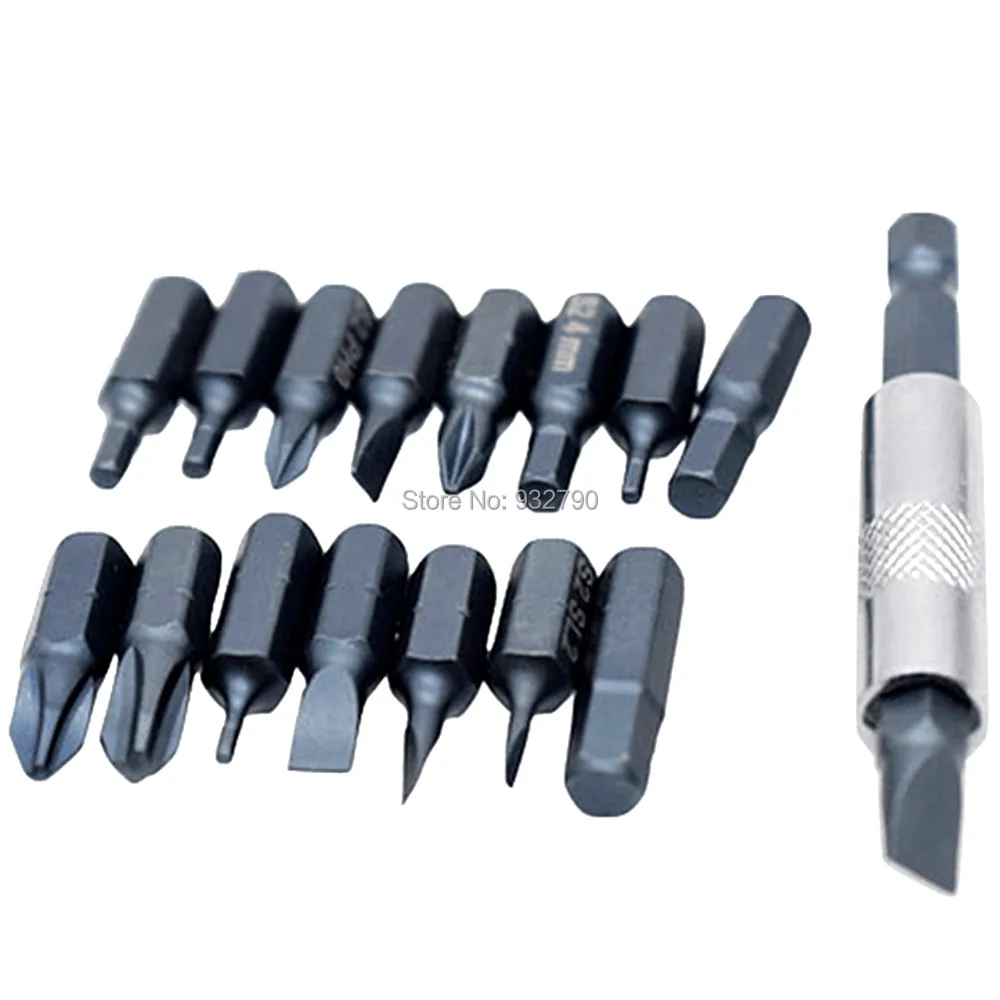 17pcs 25mm Impact Screw Driver Bits Screwdriver Bit Phillips Slotted