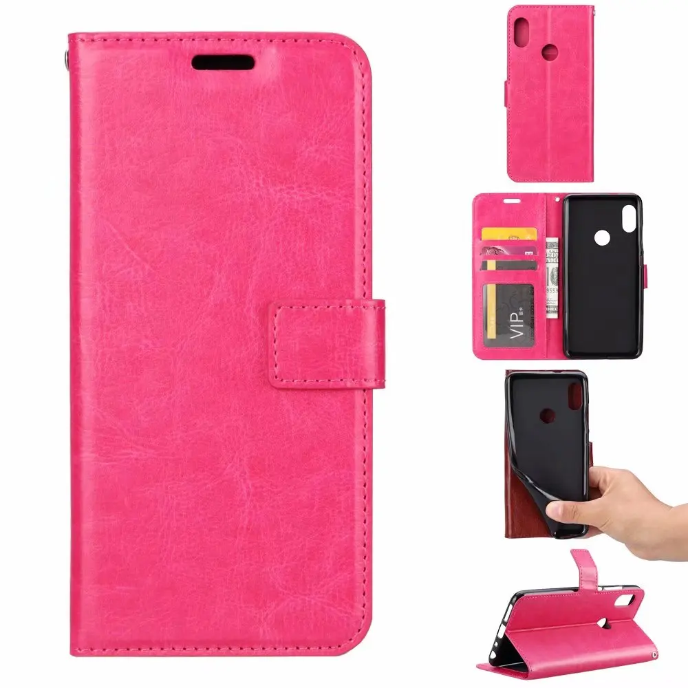 100 шт./лот кожаный чехол кошелек Crazy Horse TPU для Samsung S10 lite 5G e A9 A7 2018 A70 M10 M20 M30 A10 A20 A30 A40