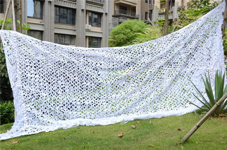 Rede de Camuflagem Areia para Esconder Welead Reforçado Militar Selva Branco Azul Sombra Toldo Jardim Malha 6x10 10x6 6*10m 10*6m 6x10m 9 Barraca de sol
