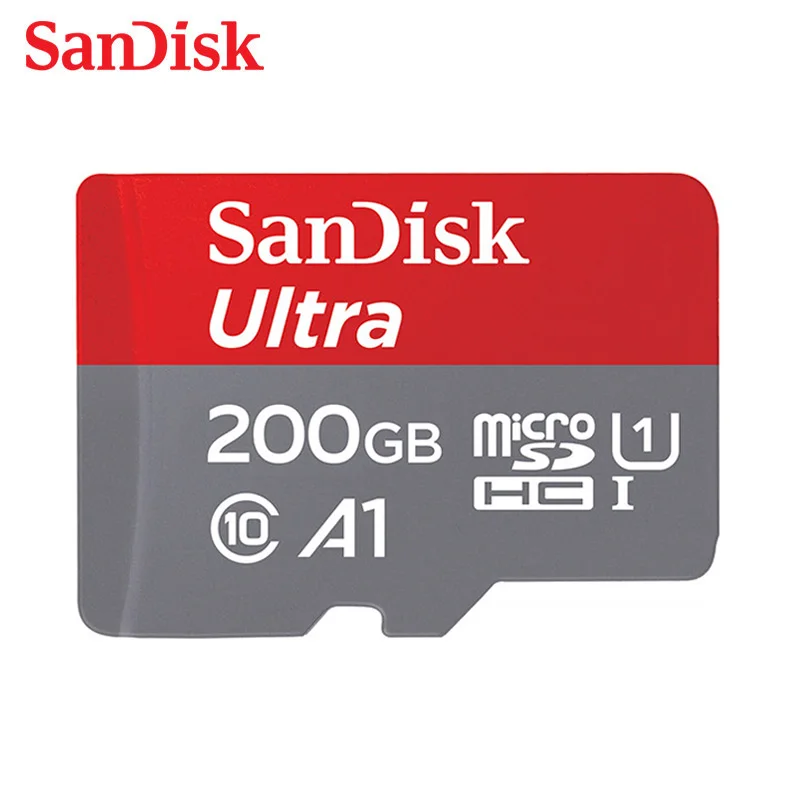 Sandisk micro sd 64 Гб класс 10 microsd 128 ГБ Флэш-карта памяти 32 Гб tf карта tarjeta micro sd для смартфонов - Емкость: 200GB