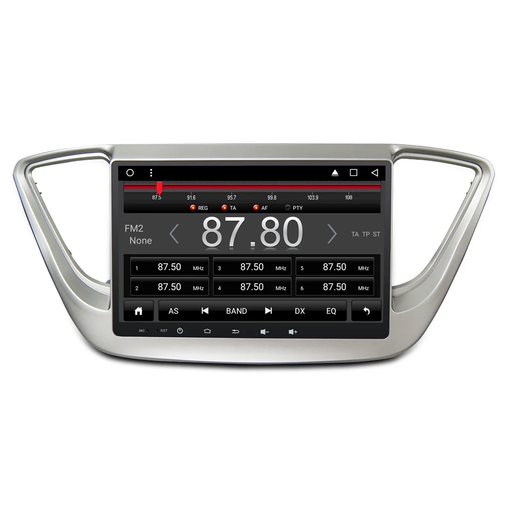 Discount Android 8.1 Car DVD Player GPS Glonass Navigation Multimedia for Hyundai Verna 2017 Car PC Headunit Auto RDS Radio Audio Stereo 2