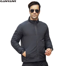 GANYANR Brand Nylon Windbreaker Jackets For Men Winter Duck Down Ski Clothing Thermal Warm Windproof Solid Coat Hiking Fishing GANYANR Brand Nylon Windbreaker Jackets For Men Winter Duck Down Ski Clothing Thermal Warm Windproof Solid Coat Hiking Fishing