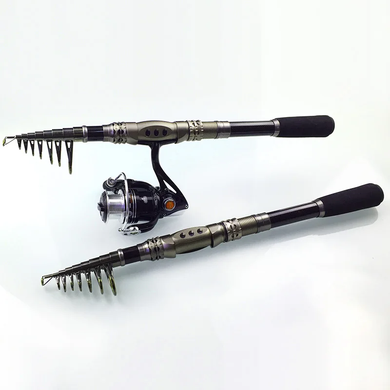 New Carbon Fishing Rod Telescopic Saltwater Tackle Super Hard Pole MC889 | Спорт и развлечения