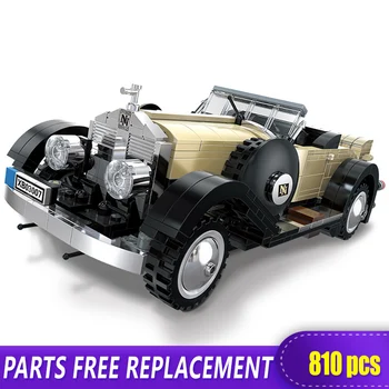 

Xingbao 03007 810pcs Creative Building Blocks Noble Car Model Building Kits Figure MOC Bricks Car Montessori Toys Kids Gift