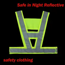 North winter reflectante антифриз трещины светоотражающий жилет V одежда высокая видимость ремень безопасности Артикул безопасный ночной светоотражающий