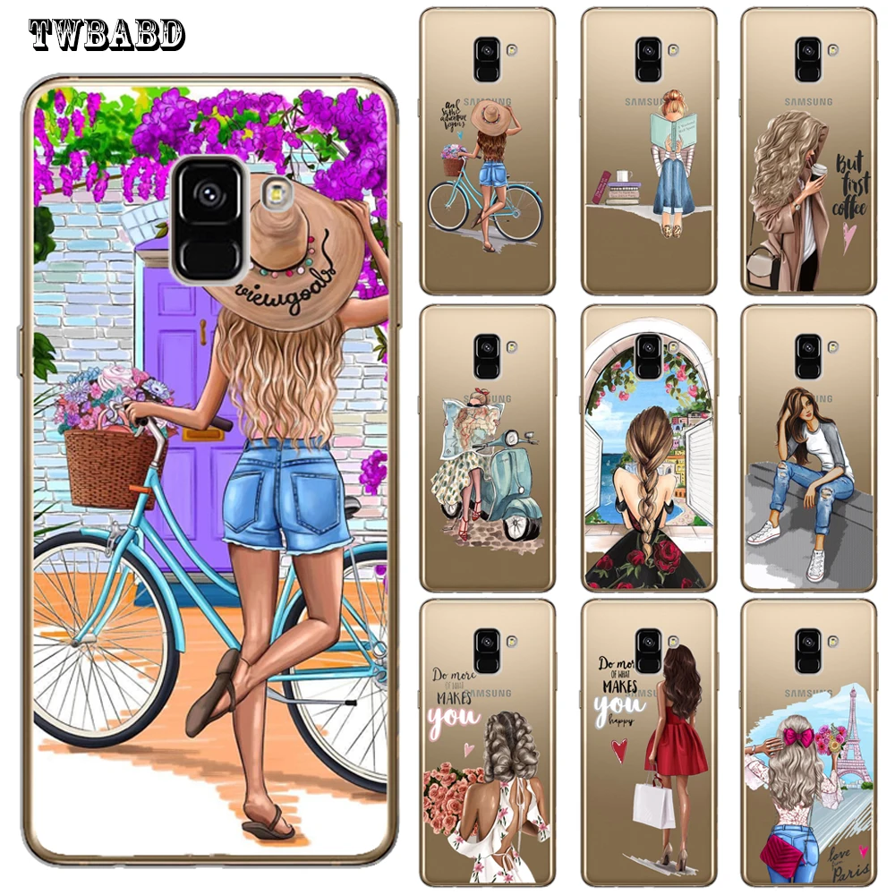 2019 Новые поступления Модный чехол для телефона девушек Samsung Galaxy J337 J330 J530 J730 J2 J4 J6 J8