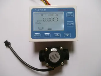 

NEW G3/4" Flow Water Sensor Meter+DigitalLCD Display Quantitative Control 1-60L/min