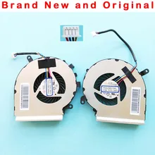 Novo orignal cpu gpu ventilador de refrigeração para msi ge62vr gp62mvr gl62m refrigerador do ventilador de refrigeração paap06105sl n402 n403 dc 5 v 0.55a