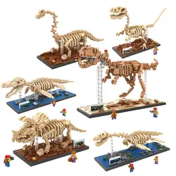 Динозавр Юрского периода Fossil World серии день рождения игрушечные лошадки для детей 6 вид модель ископаемых остатков динозавра Совместимость