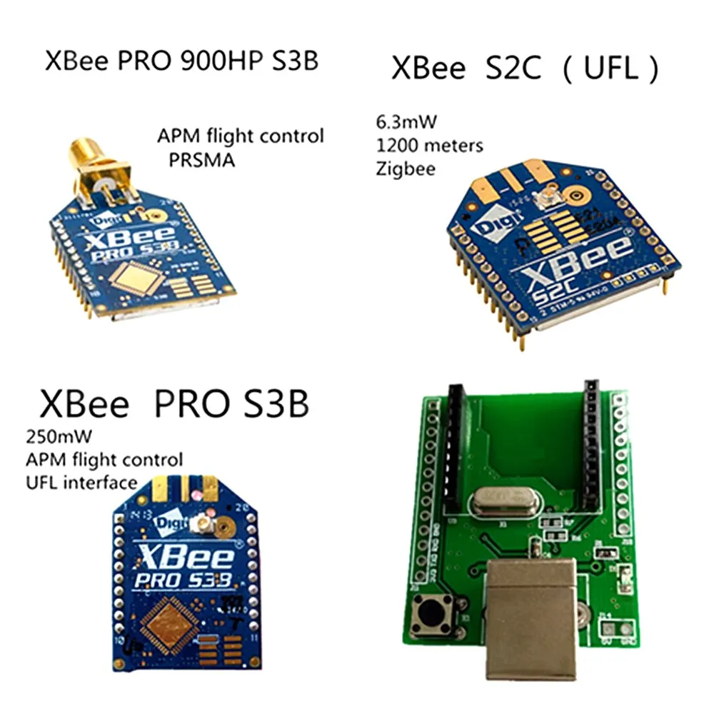 XBee PRO 900HP S3B XBee PRO S1 S2 S2C Zigbee беспроводной модуль USB адаптер xbee backplane