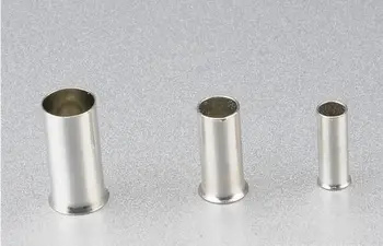 

EN0512 Bare Copper Wire Ferrules For 0.5mm2, 22AWG Wire 8mm Wire Copper Crimp Connector Cord Pin End Terminal