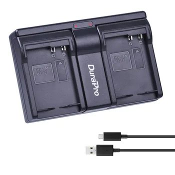 

1pc DMW-BLC12 DMW-BLC12E USB Dual Charger DMW BLC12 Battery Charger for Panasonic FZ1000 FZ200 FZ300 G5 G6 G7 GH2 DMC-GX8 Camera