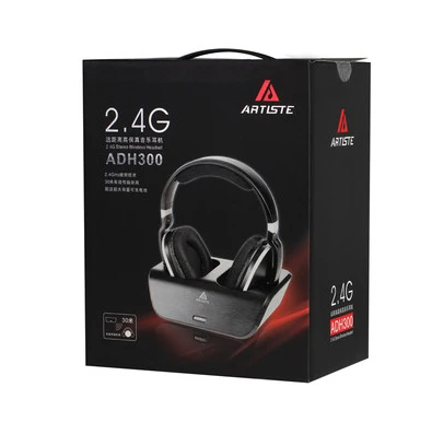 Artiste ARKON ADH300 ультра-чистый аудио беспроводной 2,4g HIFI ПК ТВ стерео гарнитура наушники Беспроводная Коммерческая установка