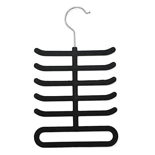 Tie holder ties bracket belt clip hanger blackin Storage Holders