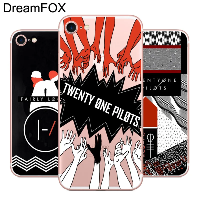 DREAMFOX L552 Twenty One Pilots Мягкий ТПУ силиконовый чехол для Apple iPhone 11 Pro XR XS Max 8X7 6 6S Plus 5 5S SE 5C 4