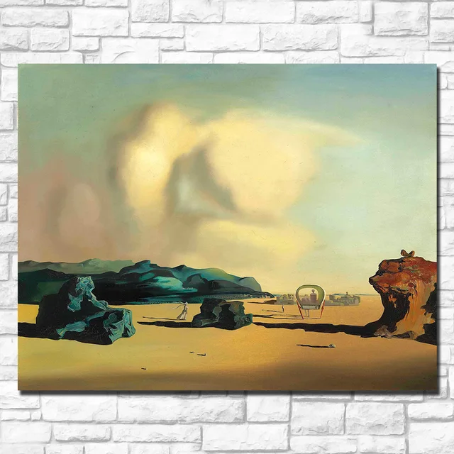 Wall art Salvador Dali transition moment Painting Living Room Home Decoration Oil Painting on Canvas Wall Painting 2