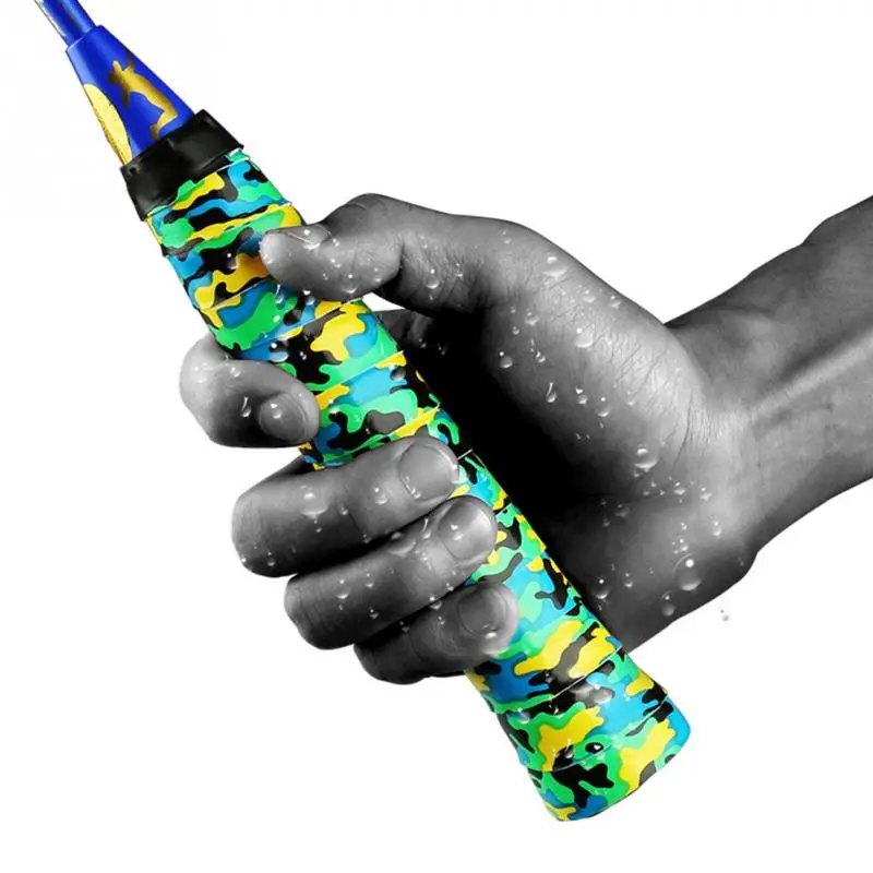 مضارب تنس overgrip مضارب التنس القبضات التمويه يلتف اليد الغراء تنس overgrips عدم الانزلاق قبضة