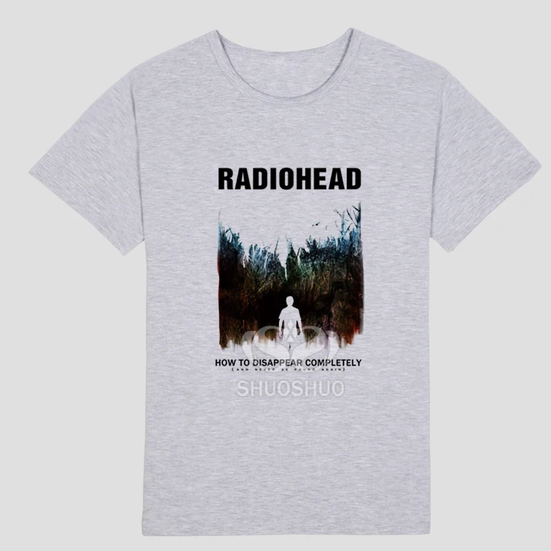 

Radiohead Rock and roll music Men's and women's short sleeve T-shirt Summer leisure fashion T-shirt