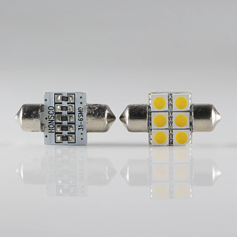 Canbus C5W C10W гирлянда 31 мм 36 39 41 светодиодный светильник 12 вольт smd 5050 в 1 Вт Супер авто