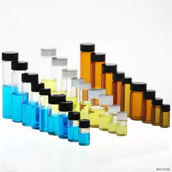 100 шт./упак. винт рот стеклянная бутылка для образцов (прозрачный/коричневый) упаковка для эфирного масла бутылка бесплатная доставка
