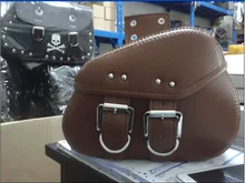 Free Shipping Motorcycle Bag spring small king baboon car side bag car side box mini car side bag / Brown