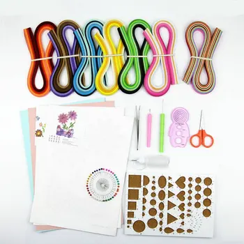 

Paper Craft Material Package Quilling Paper Set Color Paper Drawing Material Package Beginners Learning Tool