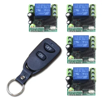 

DC 12V 1 CH Light Lamp Remote Switch Remote ON OFF Lighting Switch Receiver Transmitter 1CH Relay Digital Switch 315/433.92MHZ