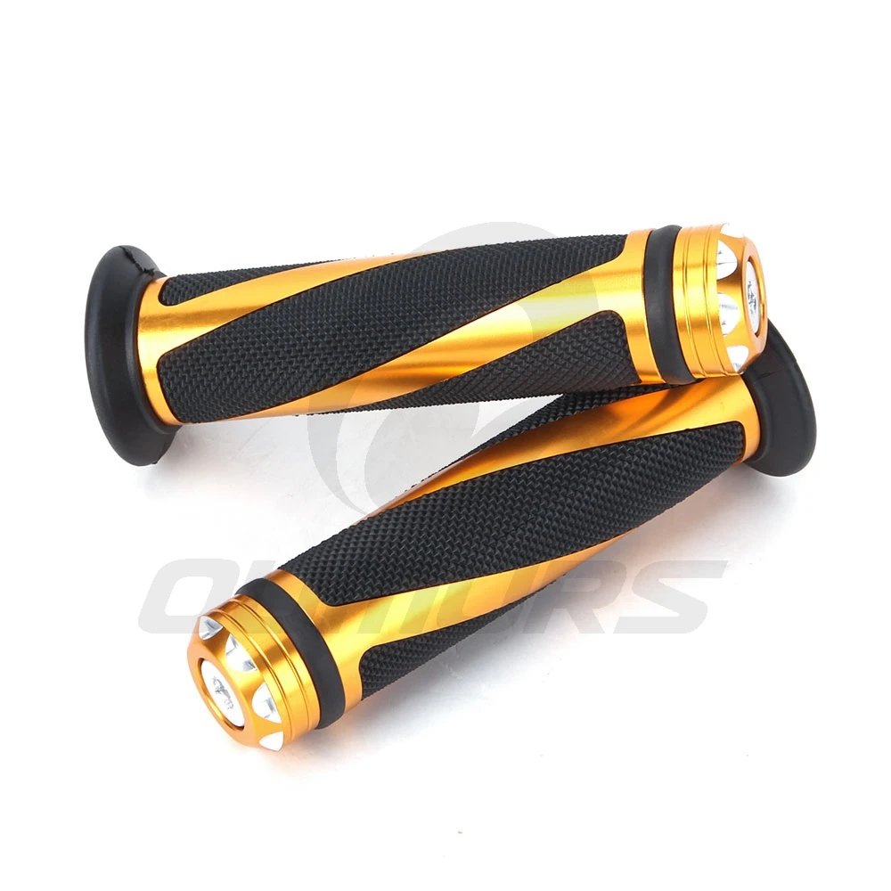 OUMURS Motorcycle Handle Grip 7/8"22mm Handlebar CNC Aluminium Motorbike Universal Dirt Pit Bike Handlear Grips For Suzuki Honda