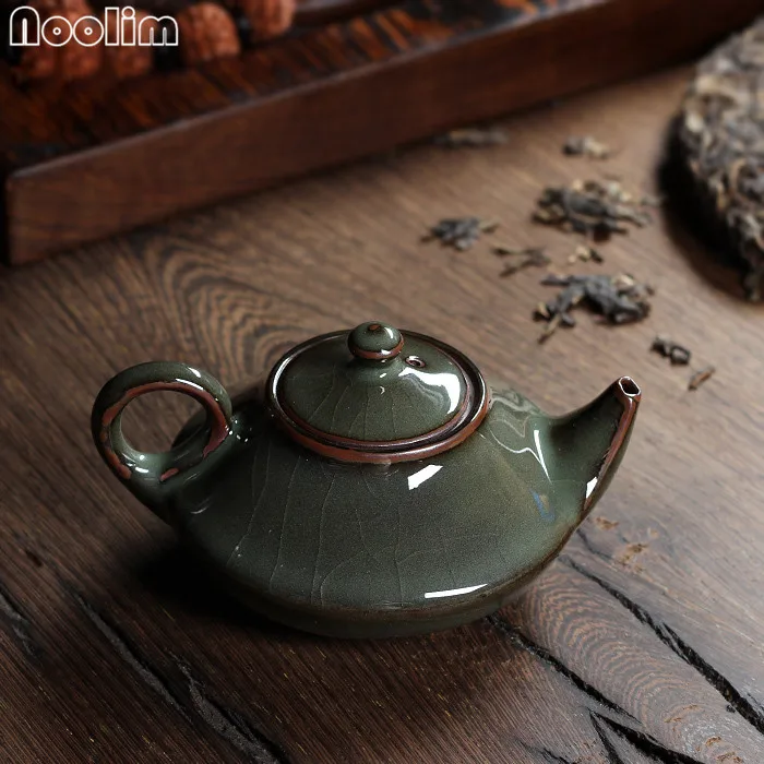 Чайный сервиз NOOLIM глазурованная трещинчатая печь Longquan Celadon Zisha керамика Arts Tay