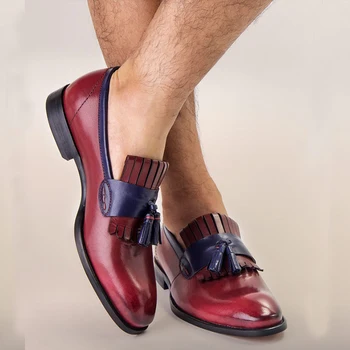 mens formal shoes genuine leather oxford shoes for men black 2019 dress shoes wedding shoes slip on leather brogues northmarch spring autumn new mens business dress shoes fashion slip on tassel leather wedding shoes men handmade work shoes