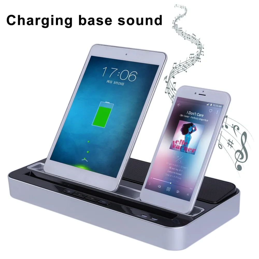 

Professional Speaker Charger Docking Dual Station Suitable for iPhone 6P/6/5s/5c/5 for Ipad mini for Samsung