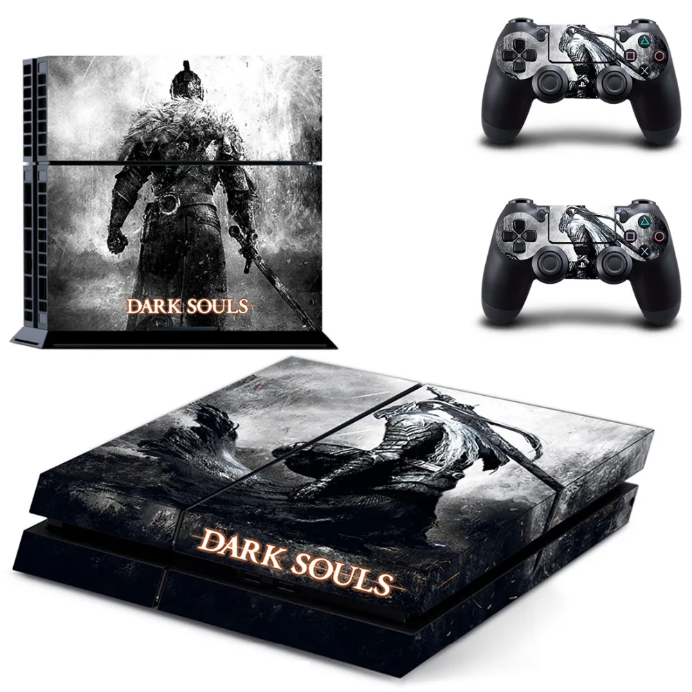 

Dark Souls 3 PS4 Skin Sticker Decal for Sony PlayStation 4 Console and 2 controller skins PS4 Stickers Vinyl Accessory
