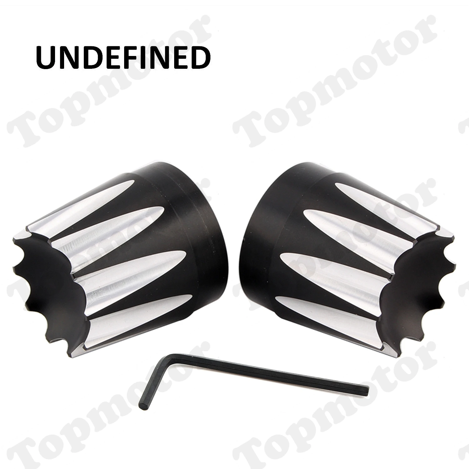 Black Motorbike CNC Excalibur Front Axle Nut Cover Bolt For Harley Dyna