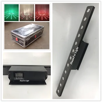 

10lot+Flightcase 12x5w led wall washer dmx rgbw led bar light indoor wall wash led light dj club