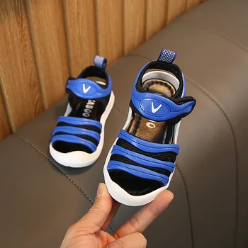 

Children's cute cartoon caterpillar sandals beach shoes high quality summer children's sandals