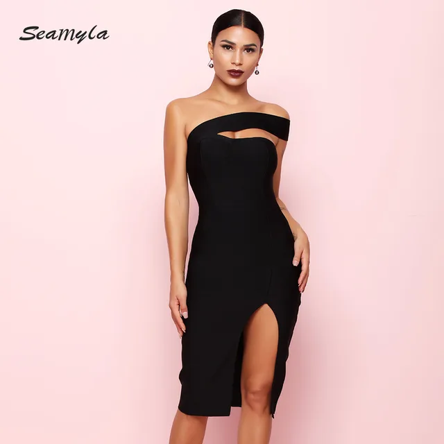 One Shoulder White Summer Dress