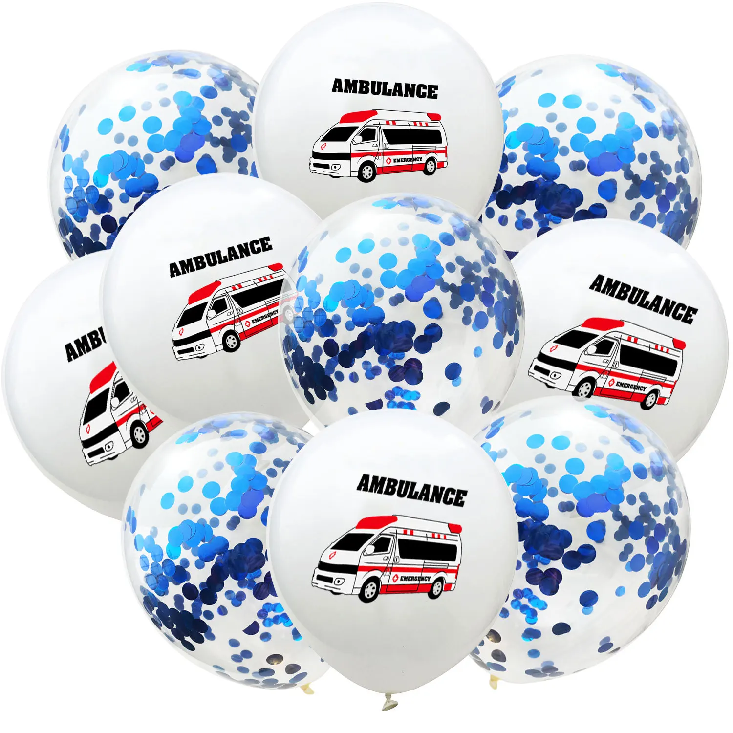 10 шт полицейский школьный автобус воздушный шар в виде машинки воздушные шарики для день рождения вечерние украшения детский воздушный шар "Конфетти" детский душ мальчик девочка мяч игрушка