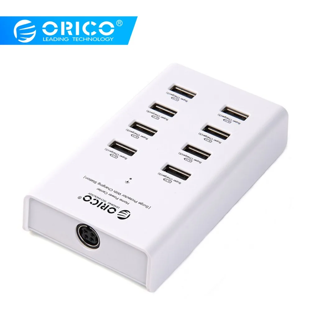 

ORICO USB Charger 96W 8 Port USB Desktop Smart Charger For Tablet Phone USB Device