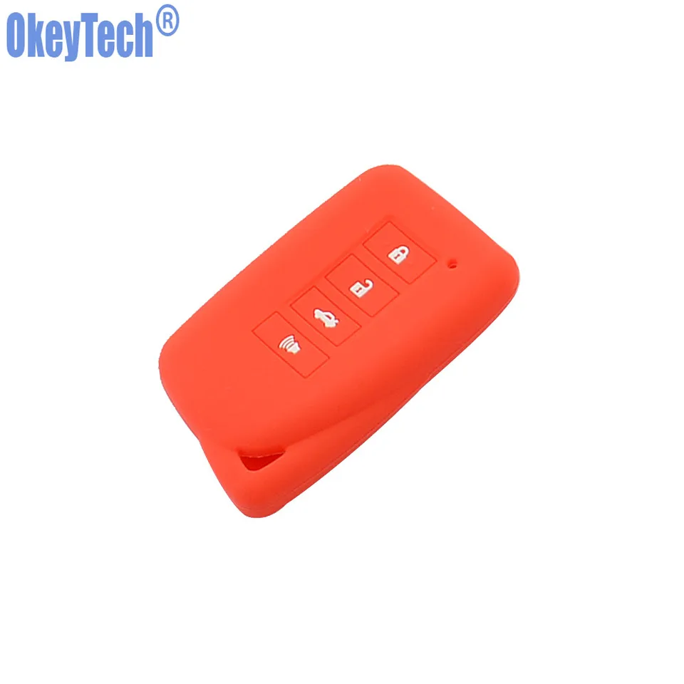 COLUDOR Coque de cl/é de Voiture 4 Boutons en Silicone pour Lexus NX 200 NX300H RX 350 450 H