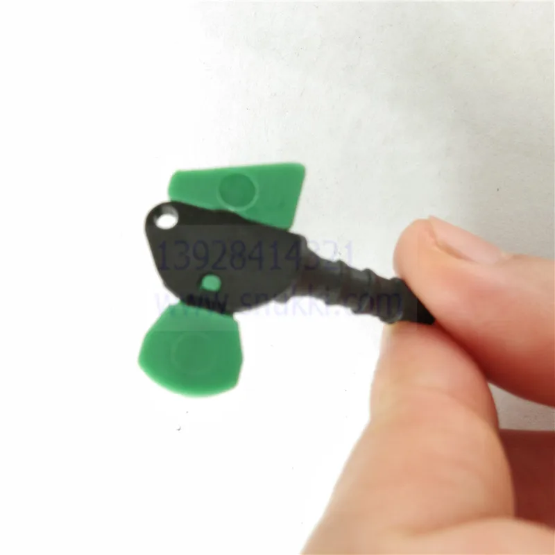 small size diesel injector return pipe for Siemens/vdo plastic green/black color 5pcs a lot