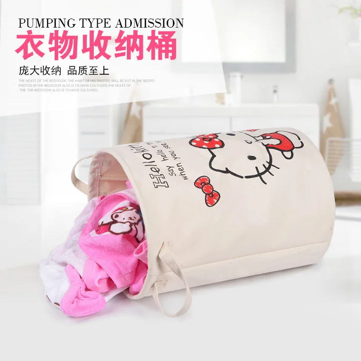 Ktmao للطي الغسيل سلة الغسيل سلة التخزين سلة المنزلية جميل الكرتون التجميل المنظم Ktmao للطي الغسيل سلة الغسيل سلة التخزين سلة المنزلية جميل الكرتون التجميل المنظم