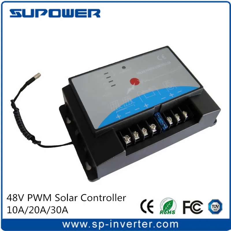 48v 20a With External Fuse Pwm Solar Battery Charging Charge Controller Solar Controllers