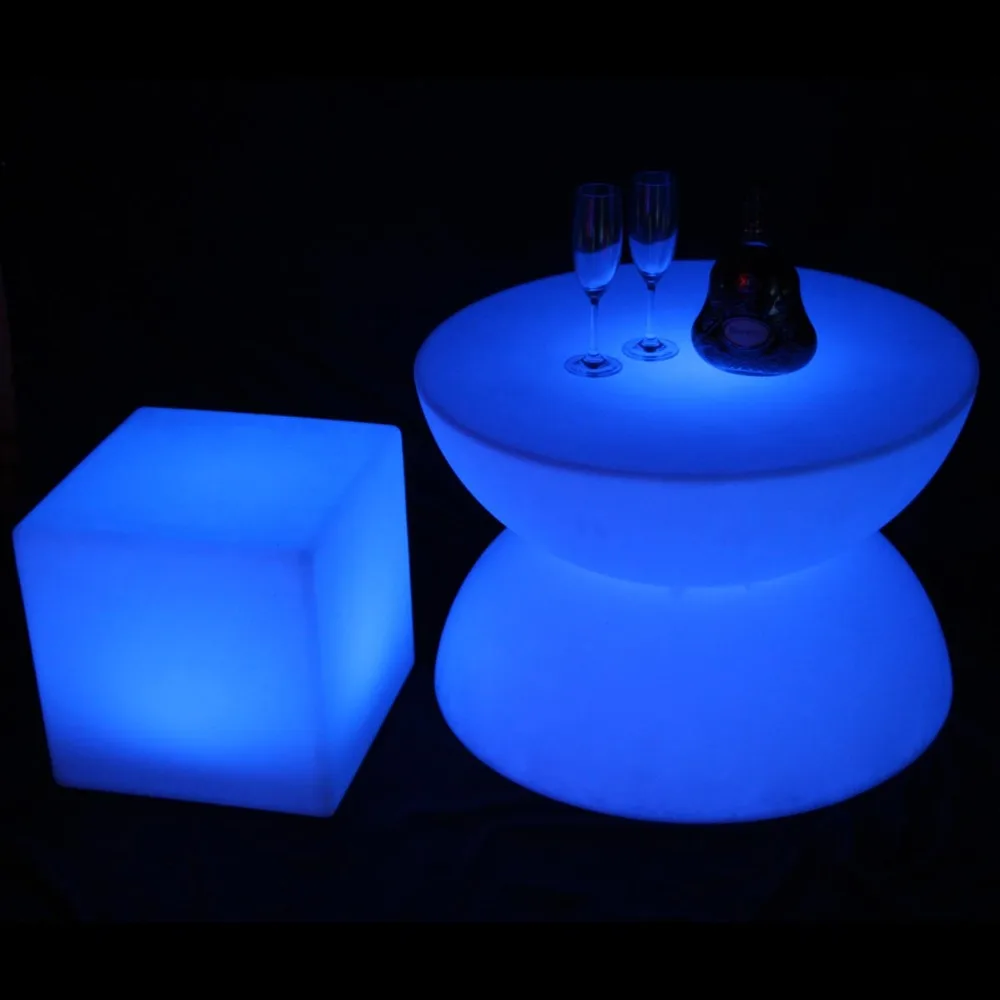 LED glowing table Chair set Bar Furniture Sets SK-LF16B (D66*H44cm) 1pc+4pcs LED Cube Chair D40cm free shipping 1set LED glowing table Chair set Bar Furniture Sets SK-LF16B (D66*H44cm) 1pc+4pcs LED Cube Chair D40cm free shipping 1set