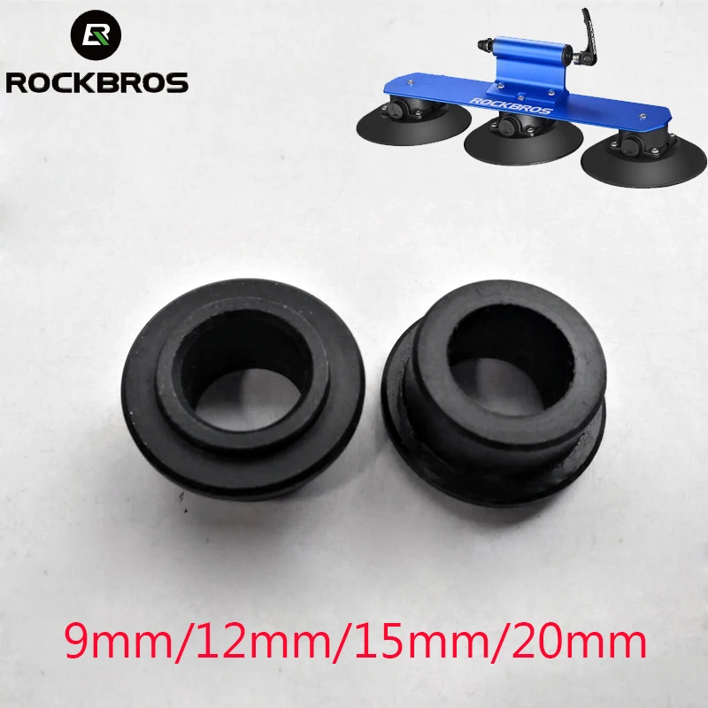 

ROCKBROS 1pair 9mm 12mm 15mm 20mm Hub Adapters for Bicycle Roof-Top Car Rack Hub Convertors Bike Carrier Quick Installation