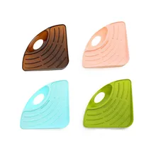 2 шт Ванная комната Кухня держатель раковины угловая полка мыльница губка держатель блюдо T2Pcsowel Сталь шерсть Органайзер, кухонные аксессуары