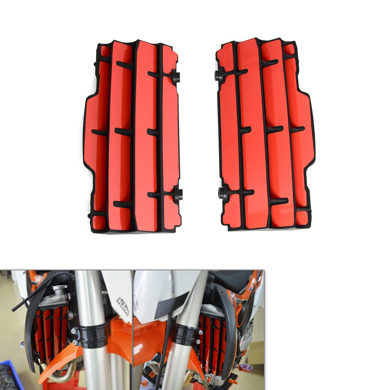 

L & R Ktm Radiator Protection Cover Decals Stickers Graphics For KTM 125 150 250 300 SX SXF XCF XCFW EXC XC XCW 2007-2016
